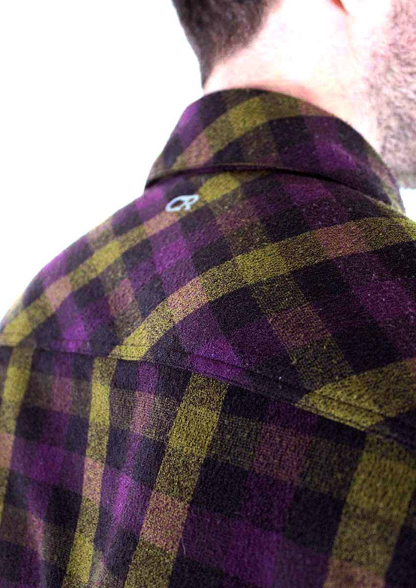 Lime Flannel Shirt V3416