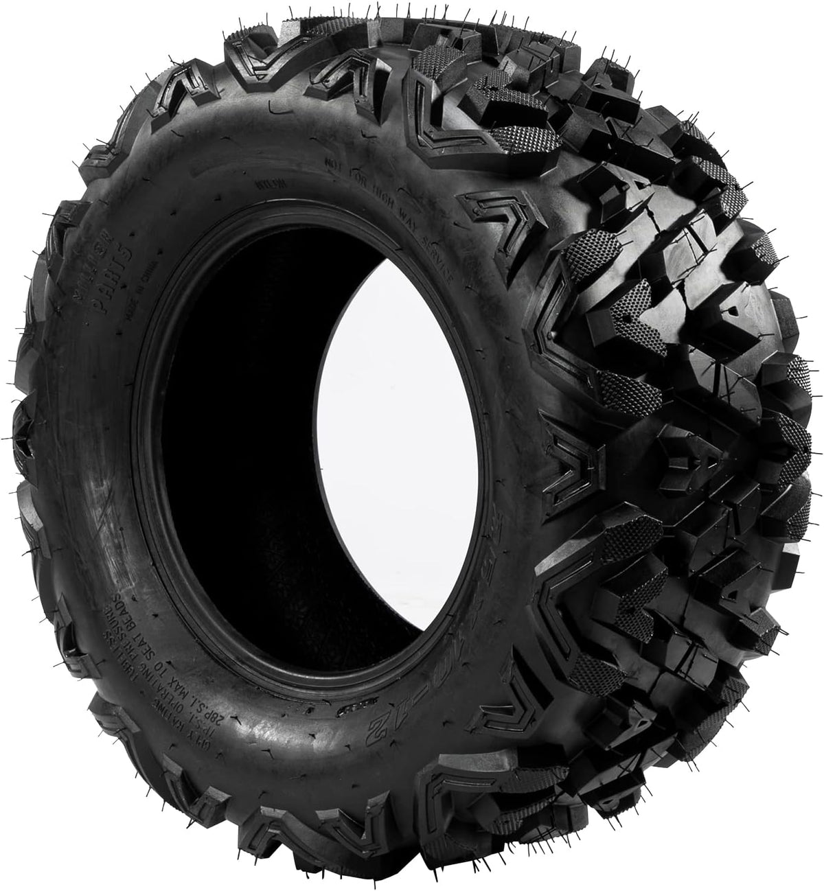 2PCS 26x11-12 ATV/UTV 6 PLY Rear Tubeless Tires P4040