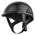 Matte Black Bluetooth Half Helmet C835