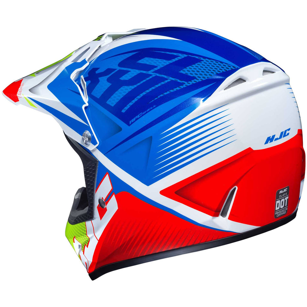 Blue Hi-Viz Youth Helmet X917835