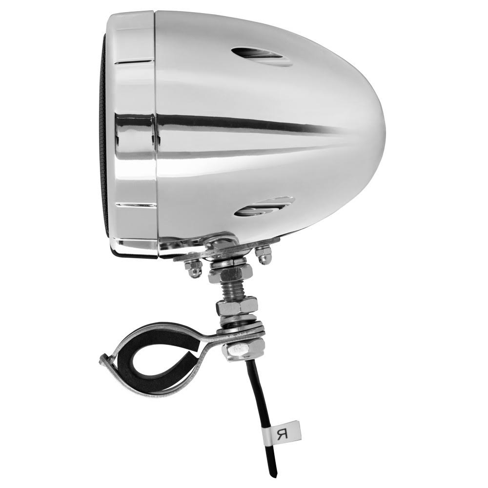 Chrome Handlebar Motorcycle Speakers L4449