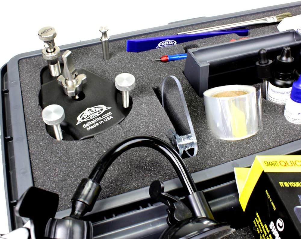 Windshield Repair Kit with Bridge and Stainless Steel Injector F312