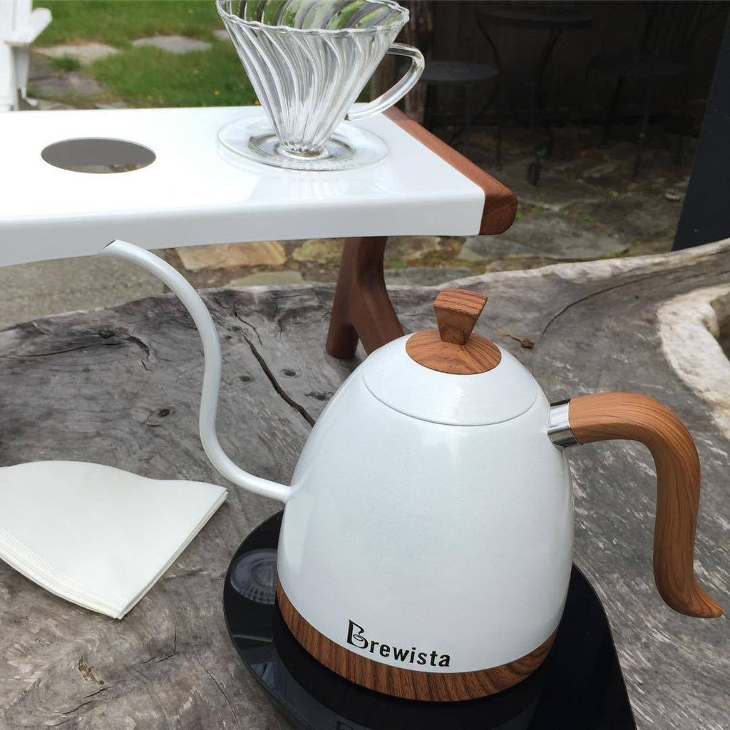 Pearl White Gooseneck Variable Kettle, 600ml B363075