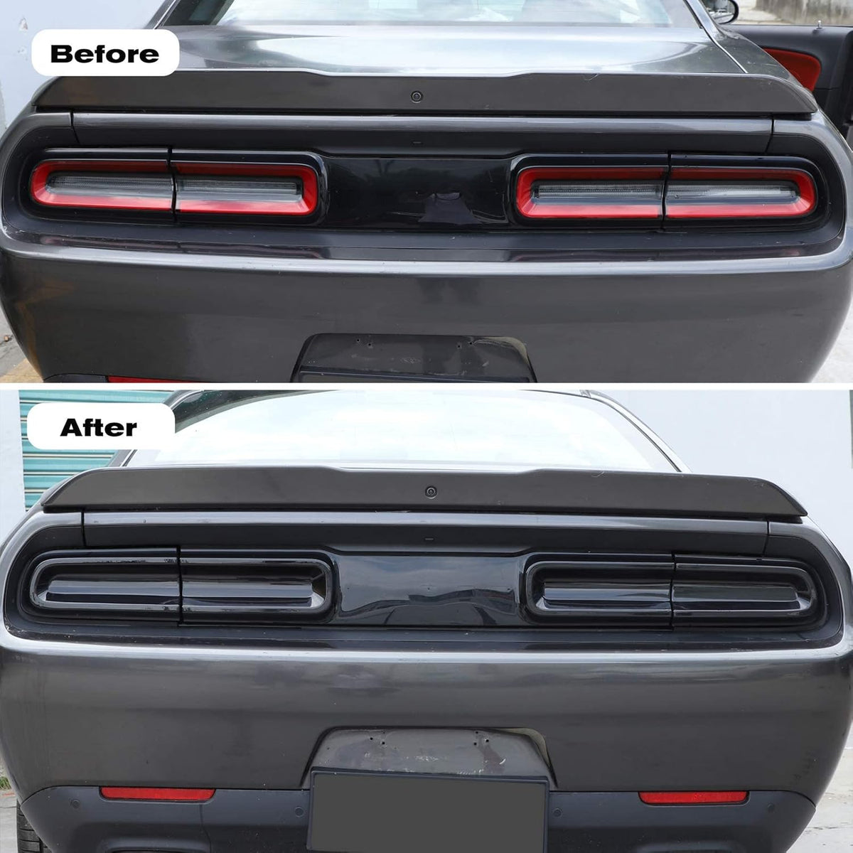 Smoked Tail Light Covers Rear Light Guards Exterior Accessories N9599