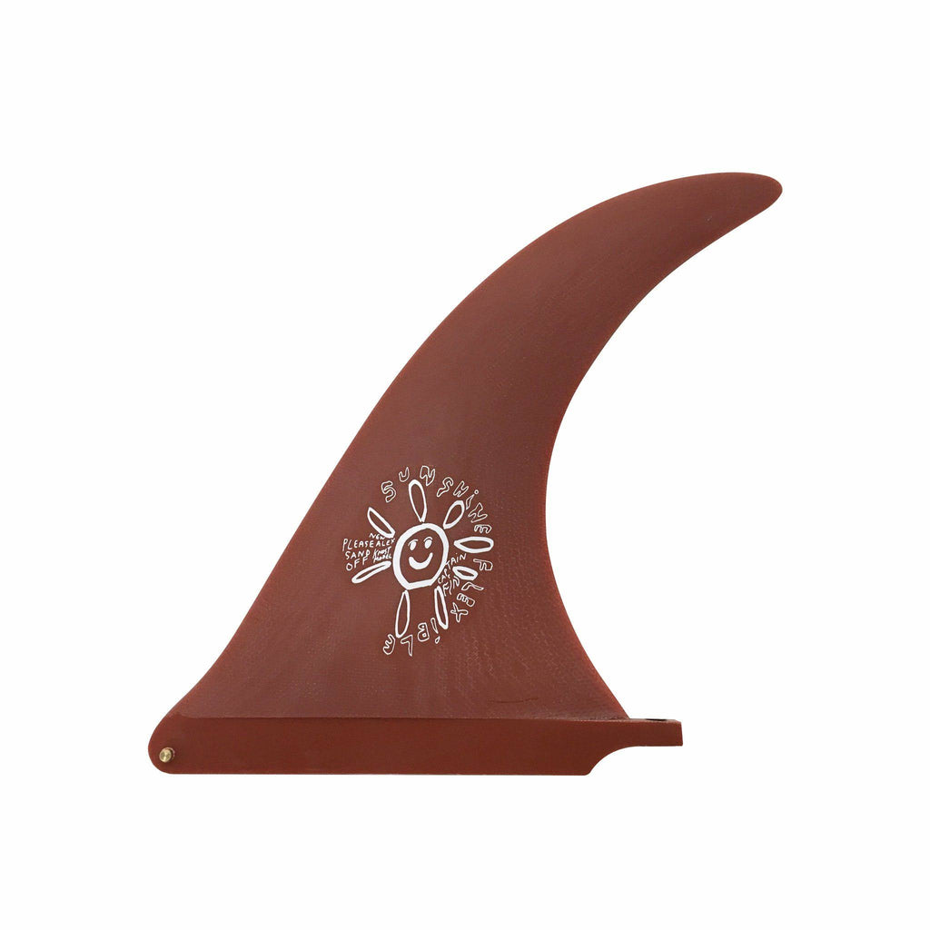 Red 10.0 in Longboard Fin J3060