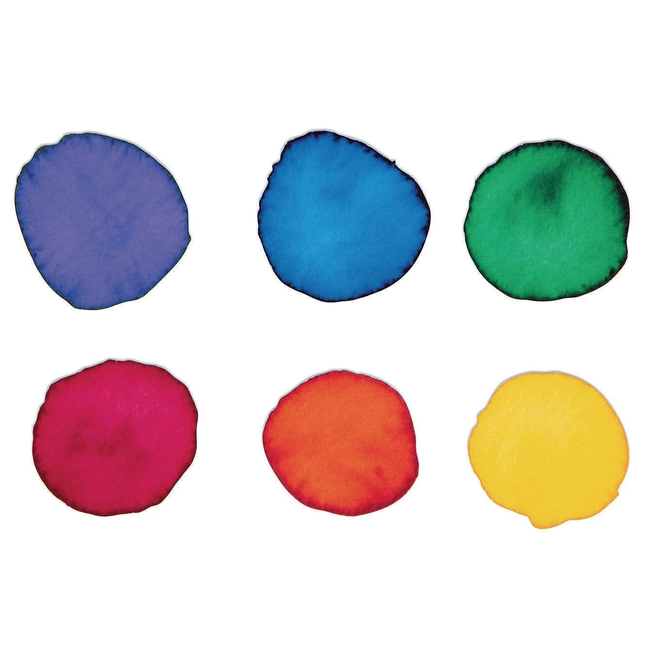 6 Vivid Colors Liquid Watercolor Paint, 8-oz Flip-Top Bottles, Non-Toxic, Pack of 6 F800