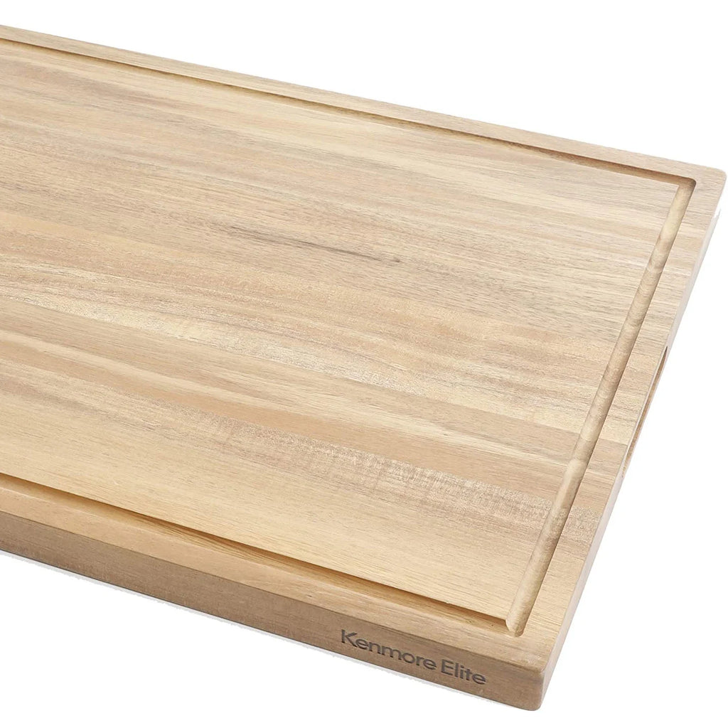 Acacia Wood Cutting Board with Juice Groove U158003
