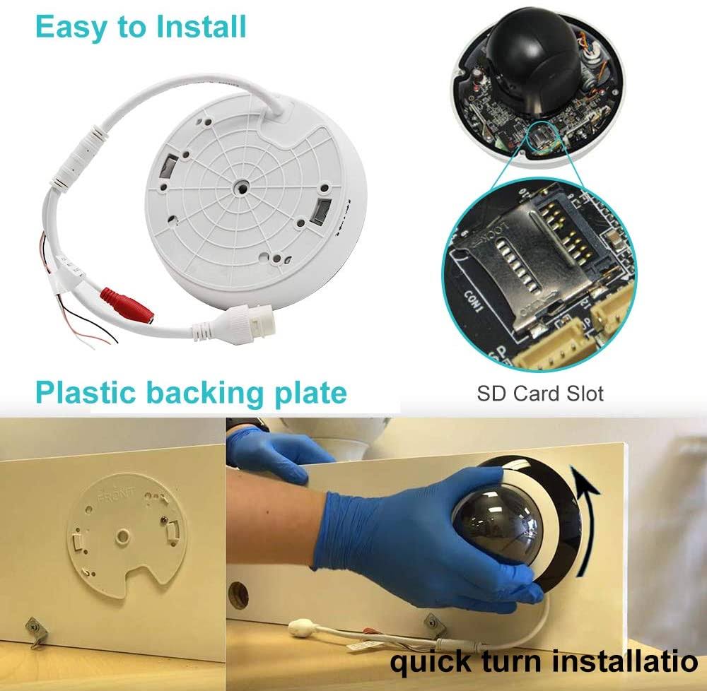 4.0MP PoE IP PTZ Dome Camera A61142