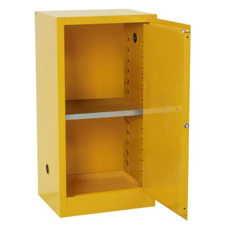 Steel Freestanding Flammable Liquid Safety Storage Cabinet in Yellow S7988