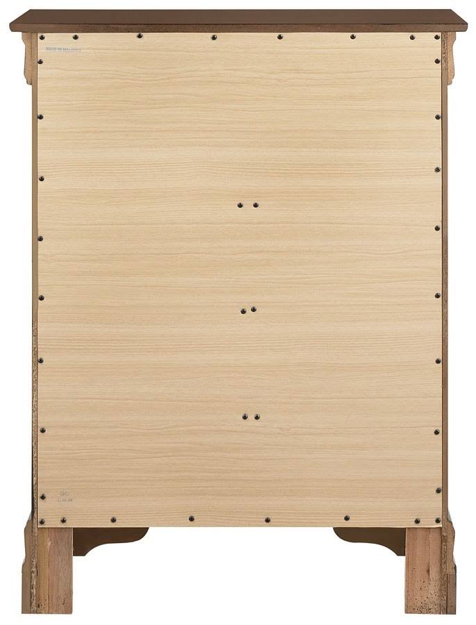 Cappuccino 4 Drawer Chest T5954
