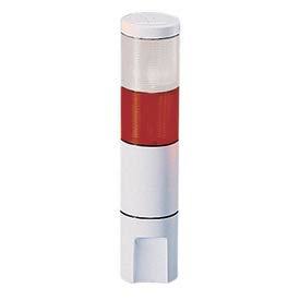 Clear/Red 2-high 120VAC Signal Light E1720
