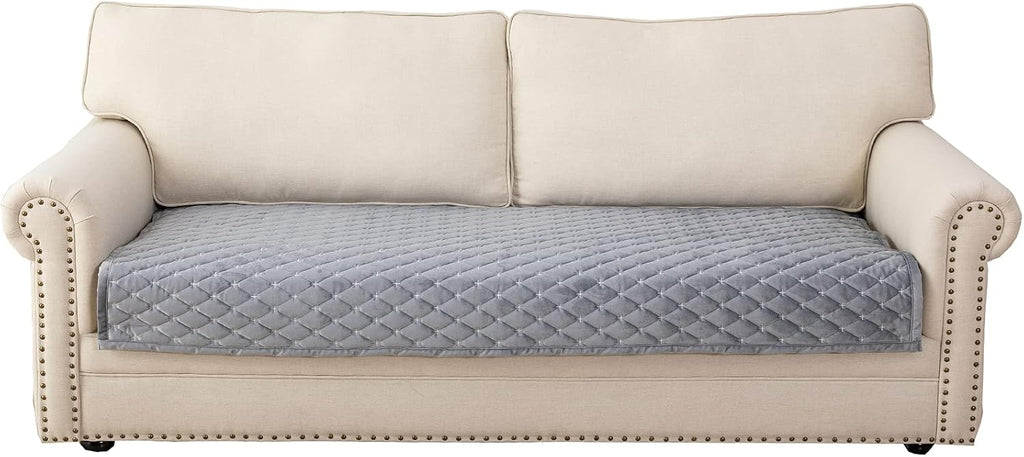 Dark Gray 36''x63'' Anti-Slip Sectional Couch Cover R873804
