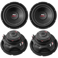 12x22 6400W 4 Ohm Black DVC Car Subwoofers I4348