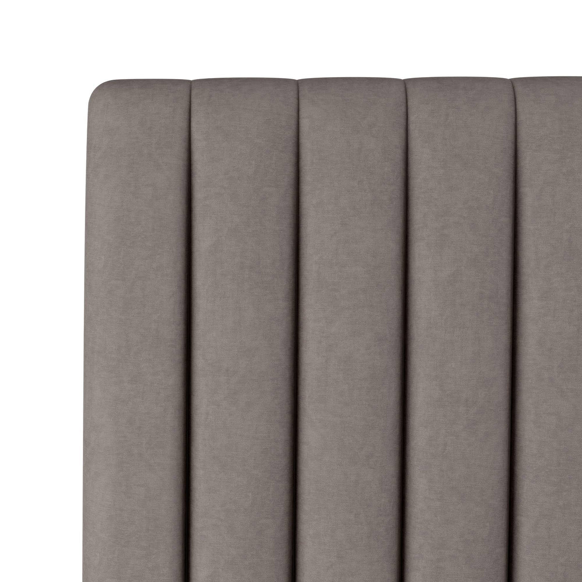 Twin Bed Velvet Gray U236694