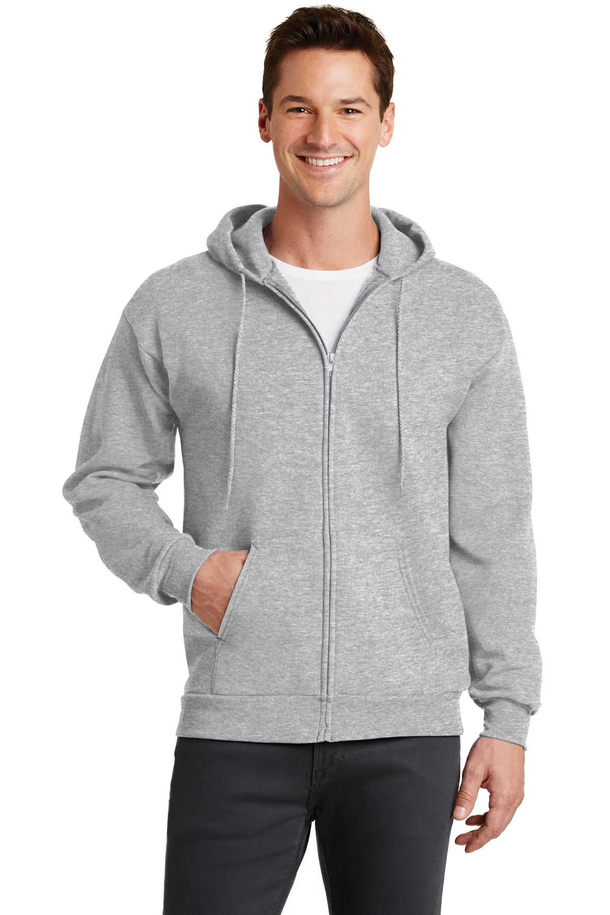 Men's Full-Zip Hooded SweatShirt V6767