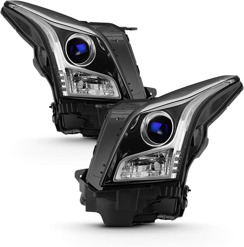 Projector Chrome Headlights Pair for Cadillac ATS Sedan I250