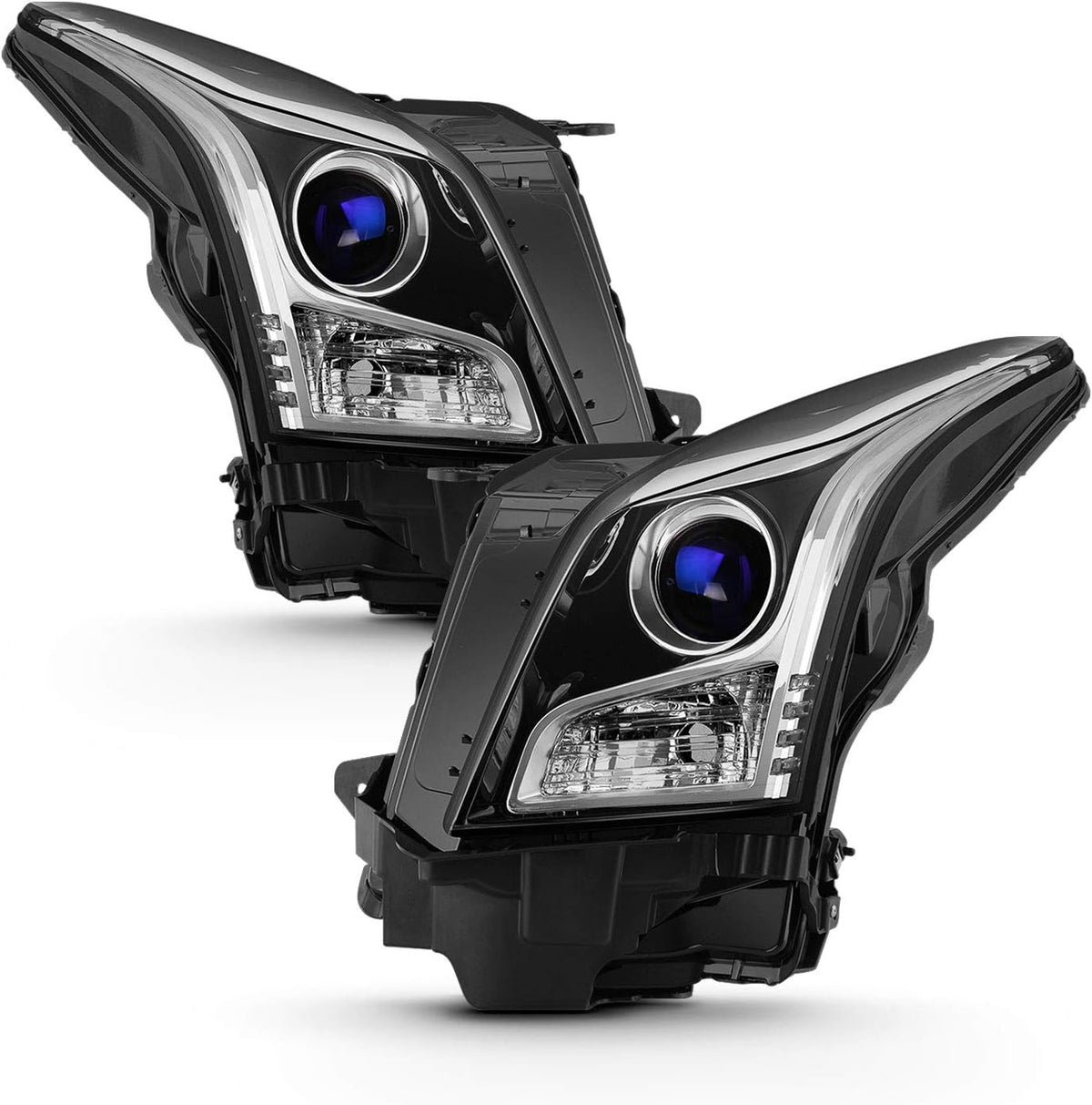 Projector Chrome Headlights Pair for Cadillac ATS Sedan I250