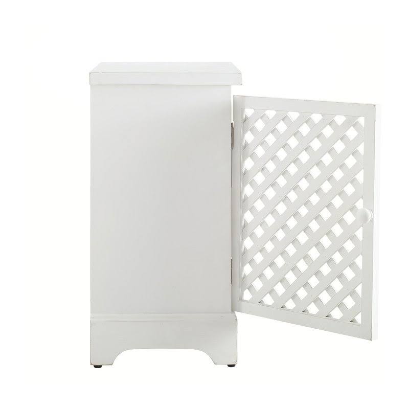 White Wood Door Cabinet Q29800