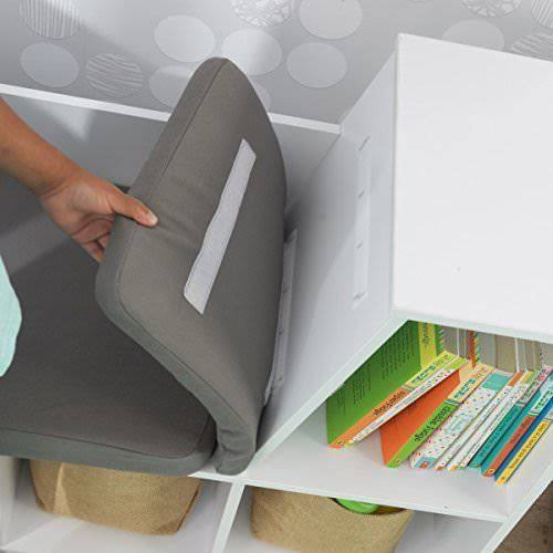 White Bookcase with Reading Nook Toy A652355