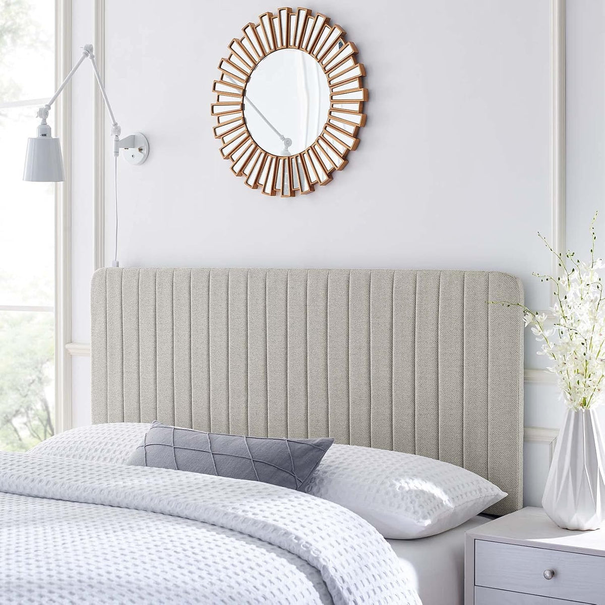 White King Fabric Headboard W406680