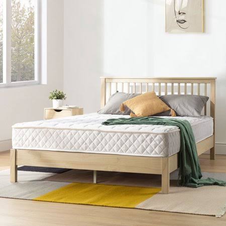 Queen White 8 inch Pocket Spring Mattress U268653