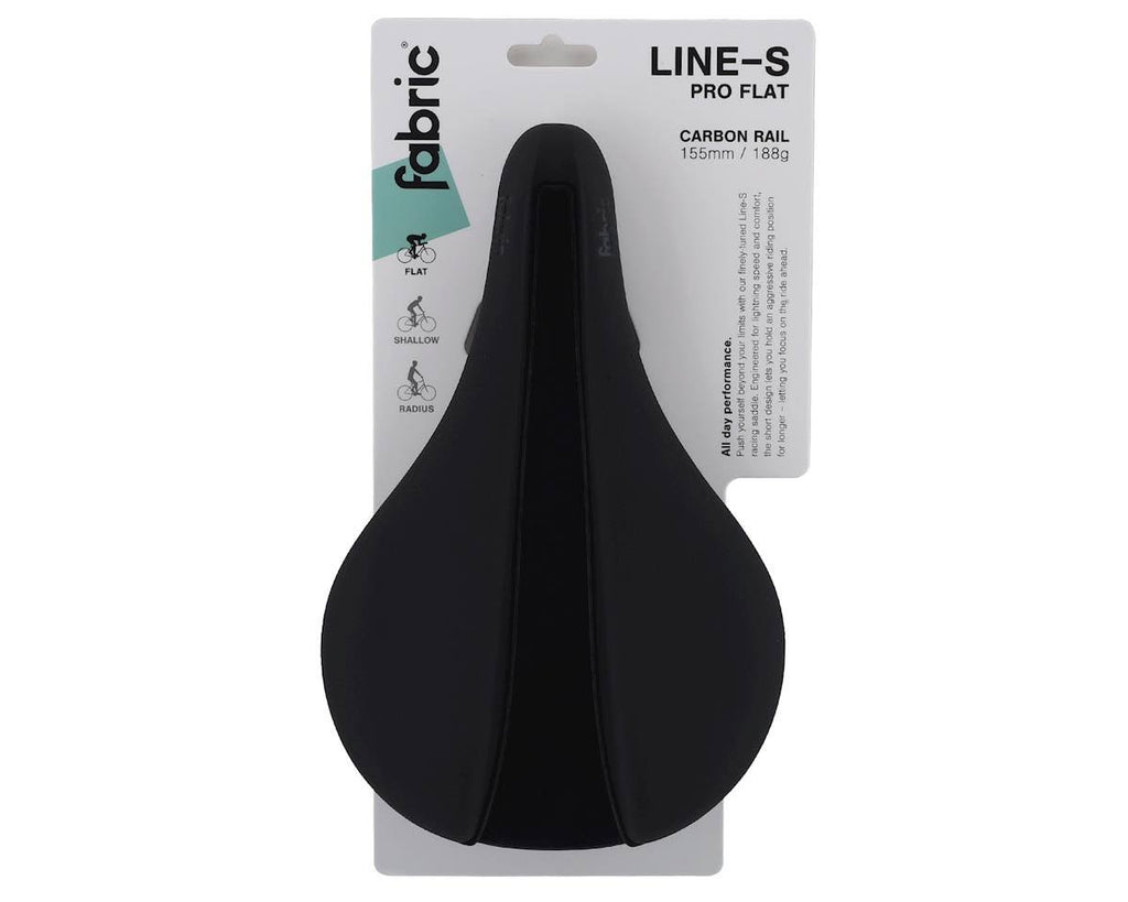 Flat Saddle 155mm Black Z358