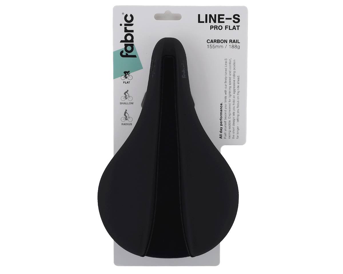 Flat Saddle 155mm Black Z358