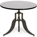 36x22 Round Adjustable Height Table Gray W180016