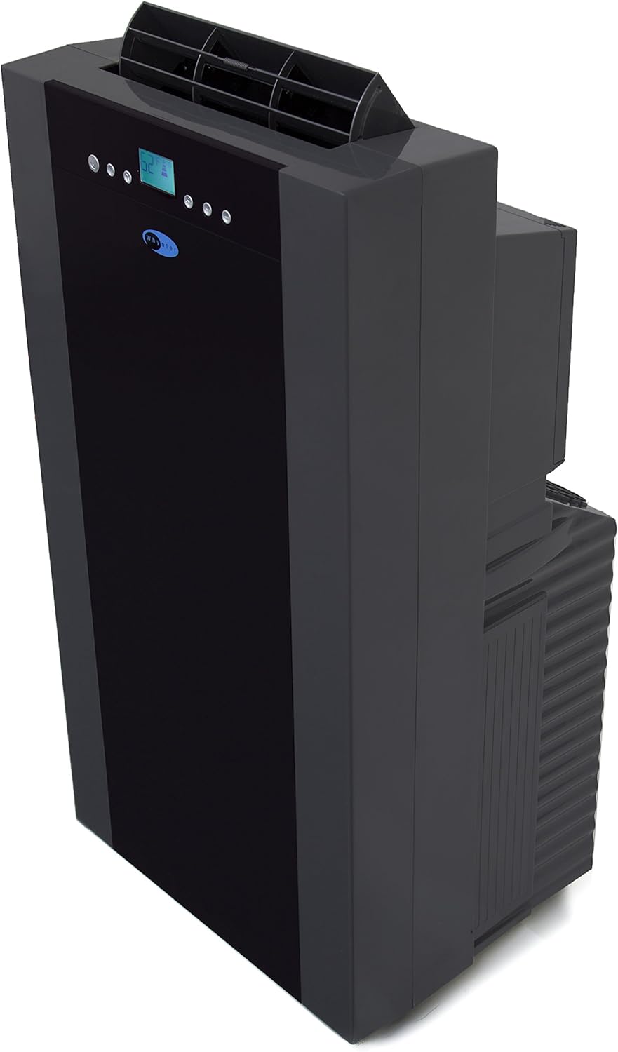 14,000 BTU Dual Hose Portable Air Conditioner with Activated Carbon Filter in Platinum and Black H348