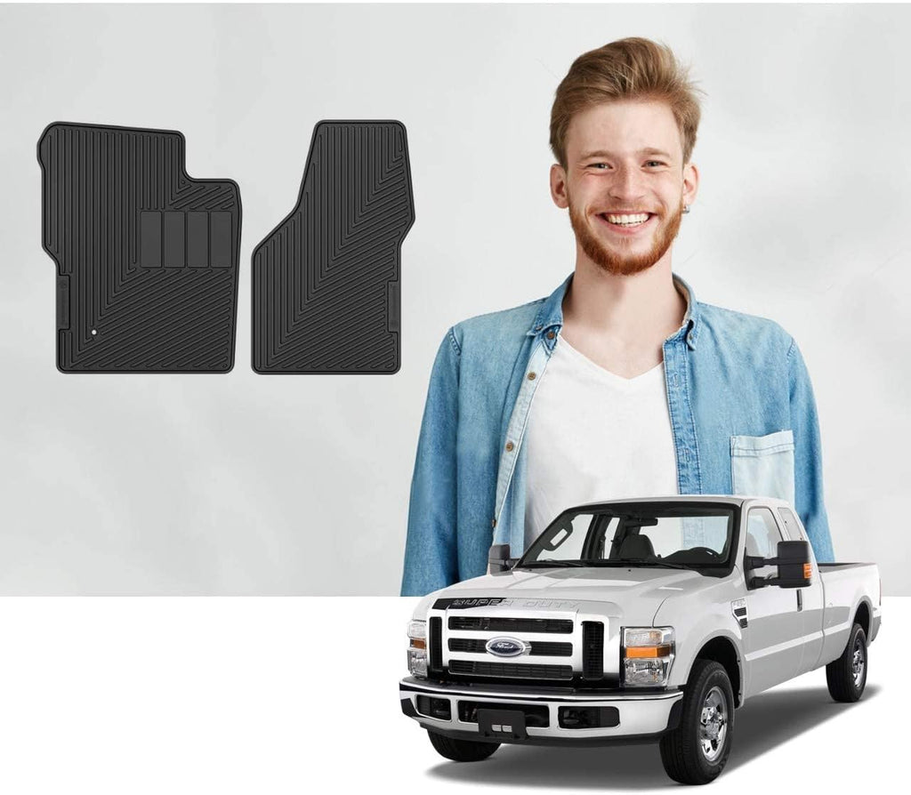 Black Front Row Car Floor Mats (2pcs) P3232