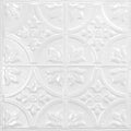 Bright White Satin 2 ft. x 2 ft. Nail Up Tin Ceiling Tile H737