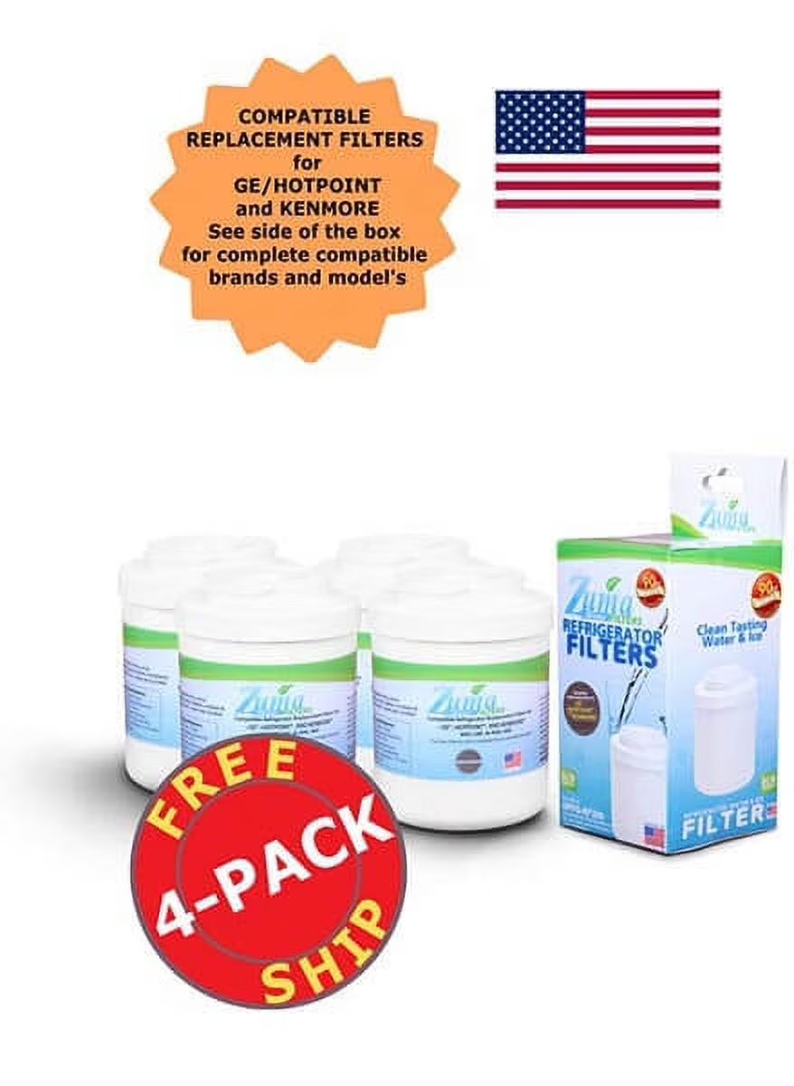 Water and Ice Filter, 4 Pack F391