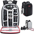Black Large Waterproof DSLR Camera Backpack K53884