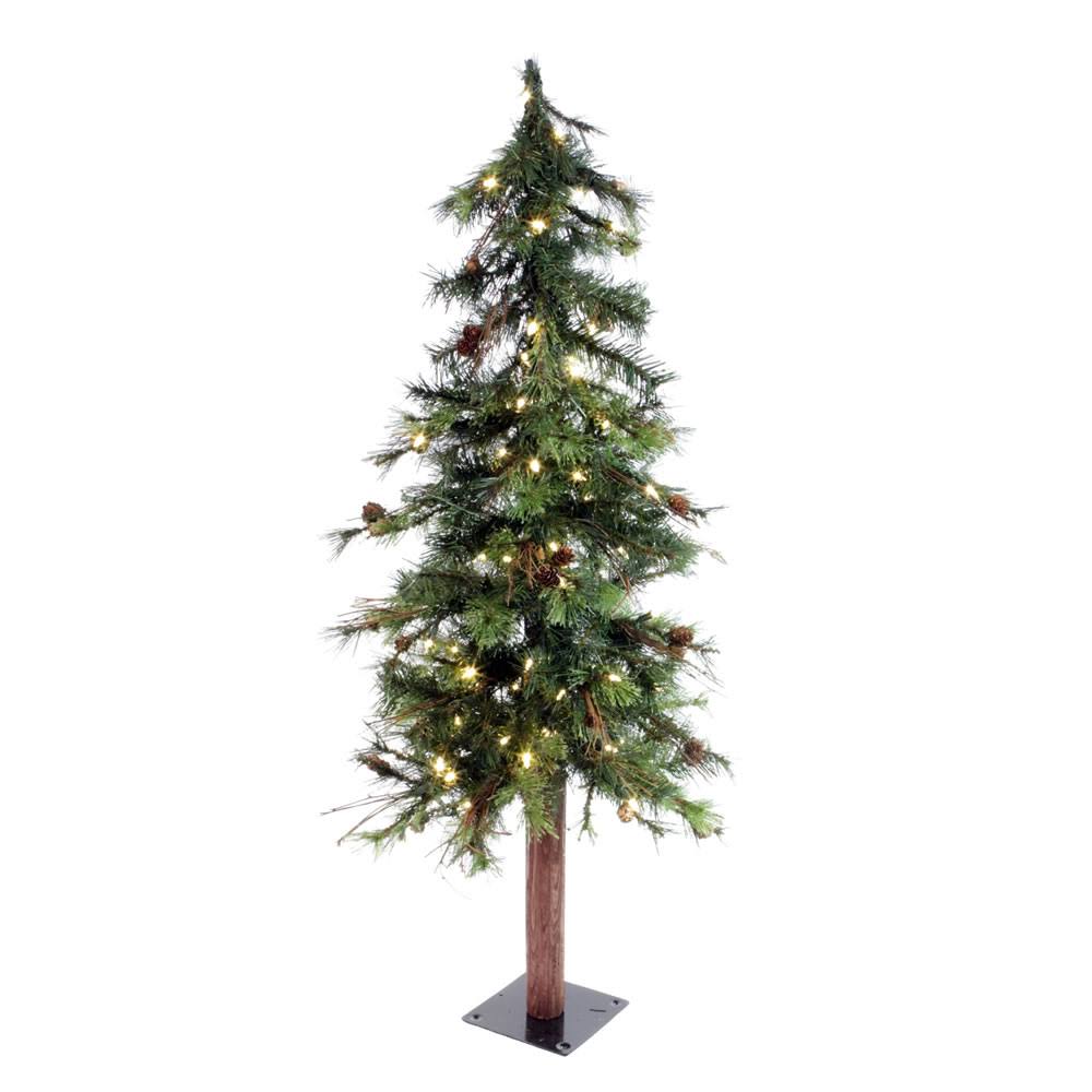 6& Mixed Country Alpine Tree with 200 Warm White LED Lights E442044