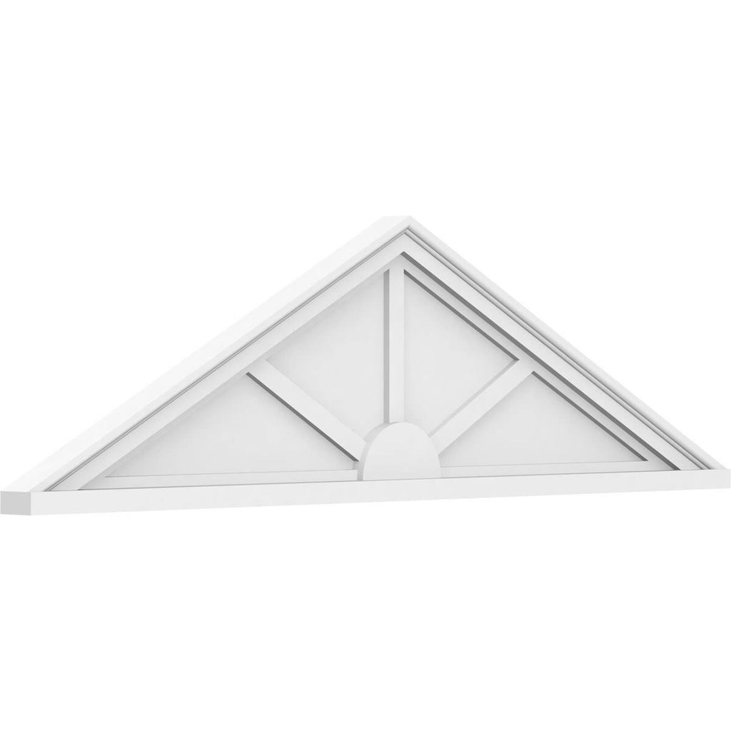 82x22W x 21-1/2x22H x 2x22P PVC Pediment F755