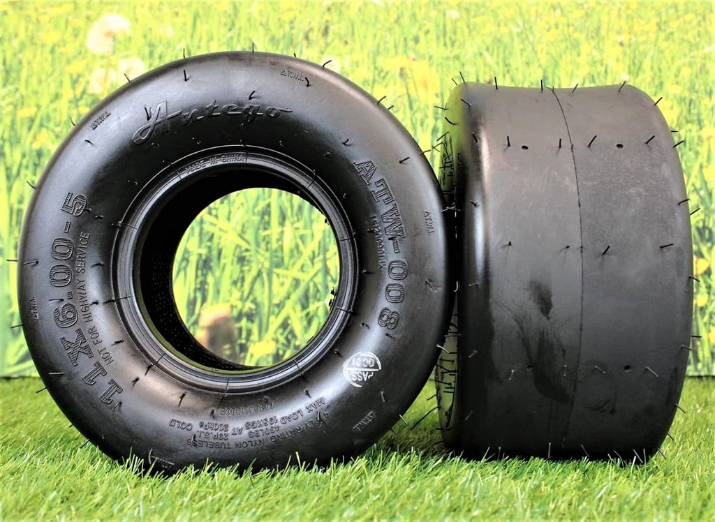 (Set of 2) 11x6.00-5 4 Ply Smooth Tread Tire E489656