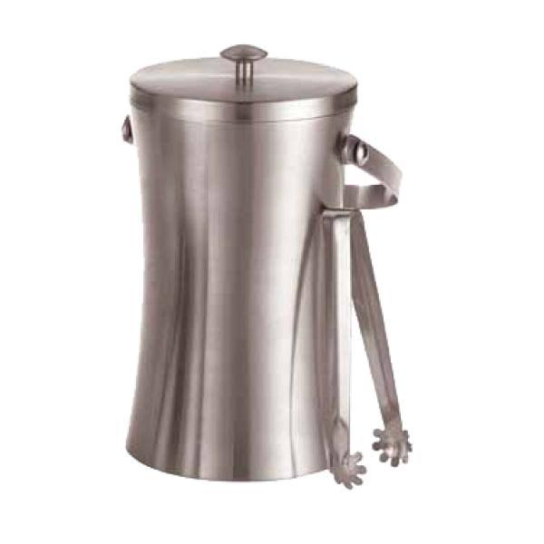 49 oz Double Wall Ice Bucket with Tongs L873