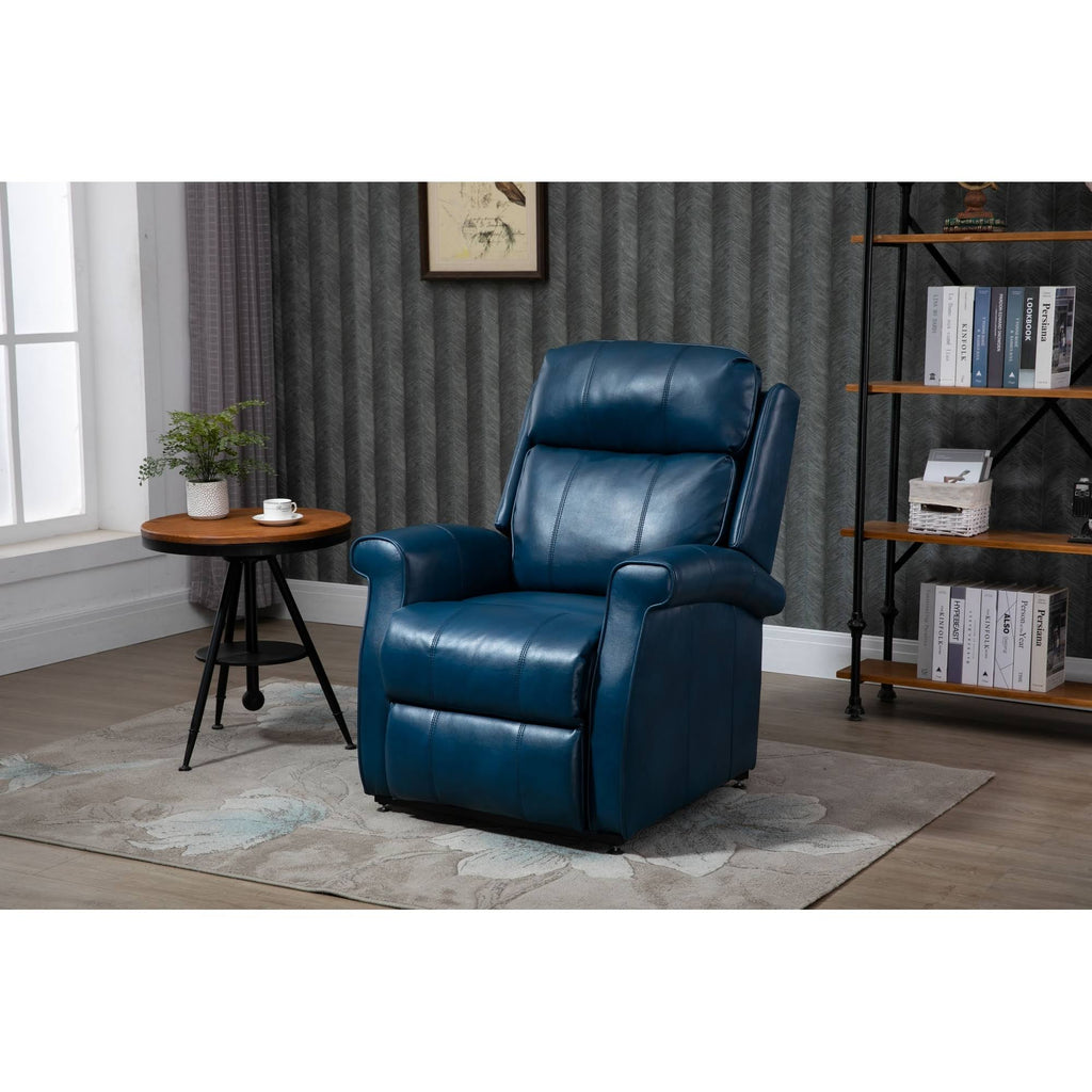 Black Faux Leather Power Lift Recliner Chair L642688