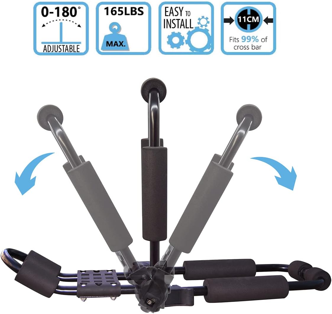 J-Style Foldable Kayak Roof Rack Pack of 2 I221