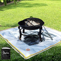4 Layers Fire Pit Mats 67 × 60 Square Fireproof Mat G656738