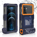 Waterproof Protective Case for Phones Up to 6.9 Inch with Lanyard C5614