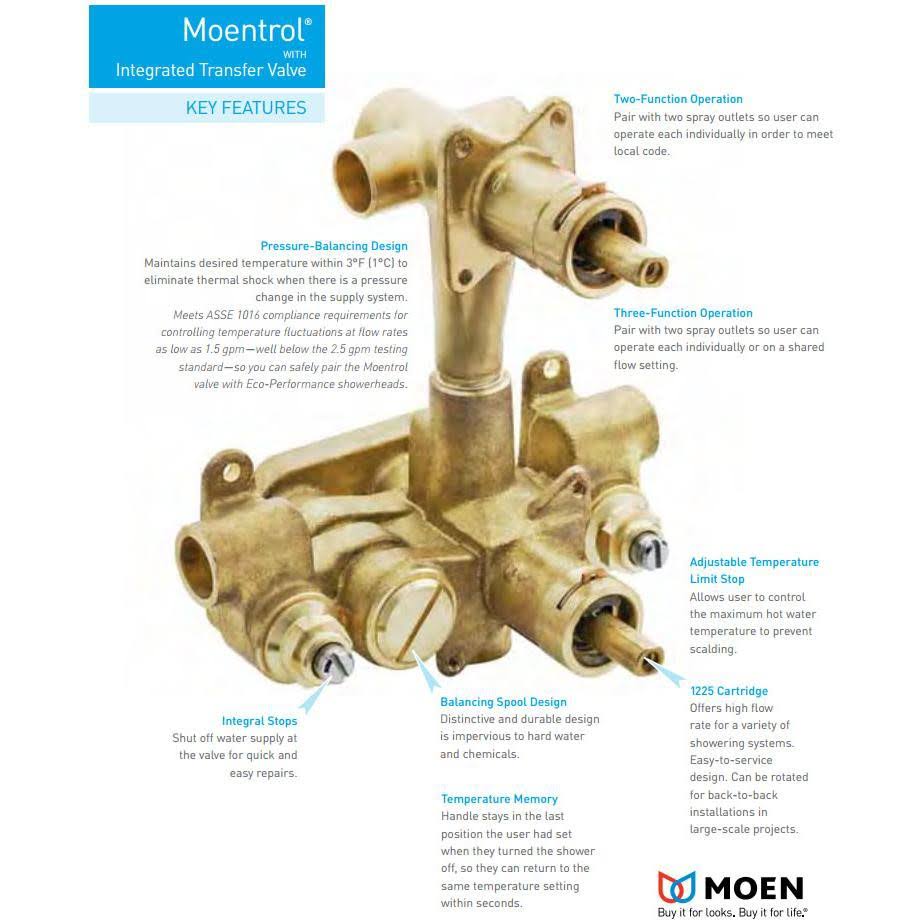 Brushed Gold Shower Only M87355
