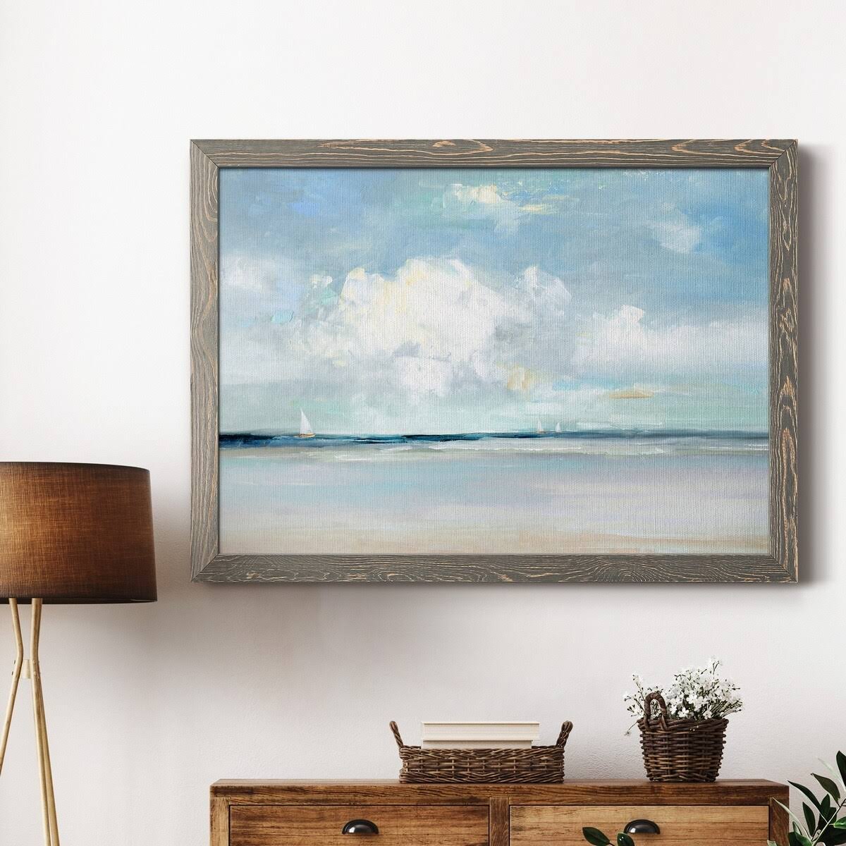 Premium Framed Canvas - Walnut - 31X44 R813