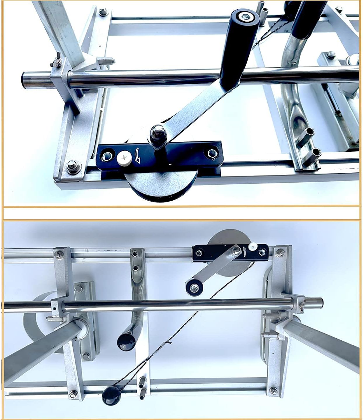 Winch System Manual Winch for Chainsaw Mill, with Nuts and Bolts, Pack of 2 V838