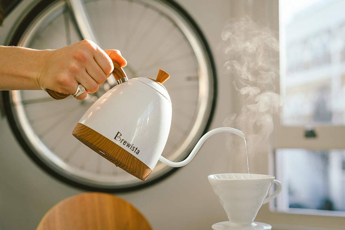 Pearl White Gooseneck Variable Kettle, 600ml B363075