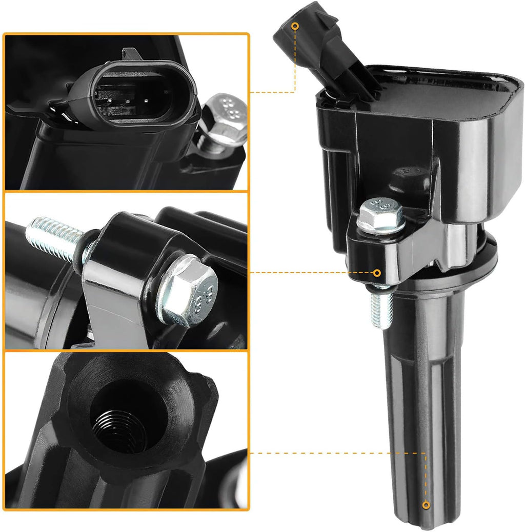 Ignition Coils 4-Pack Compatible with Chevrolet Colorado GMC Canyon 2.9L L4 2007-2012 N334