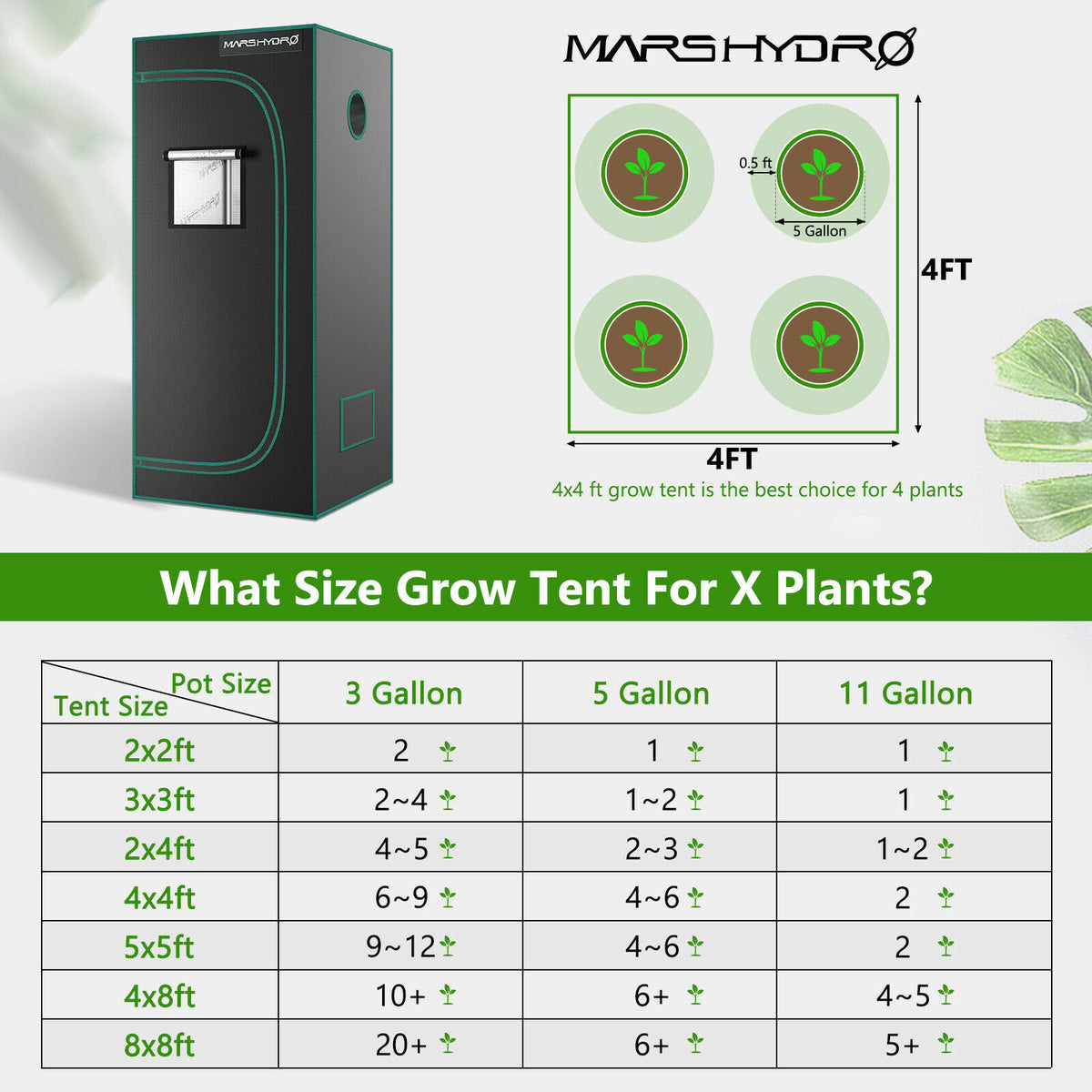48''x24''x70'' Indoor Grow Tent Hydroponic Mylar Non Toxic I672