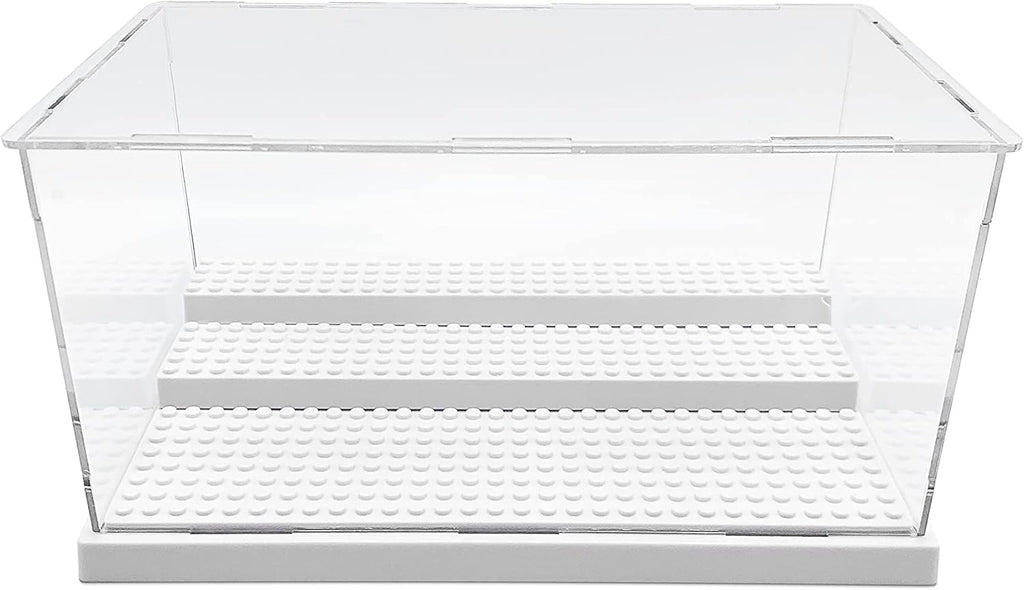 Acrylic Display Case in Black for Minifigure & Action Figures, 10 x 5.4 x 6.1, 5mm Dustproof Case, Pack of 2 E741396