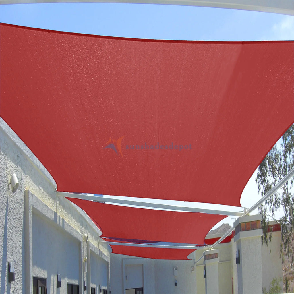Beige Rectangle Sun Shade Sail Canopy L7901