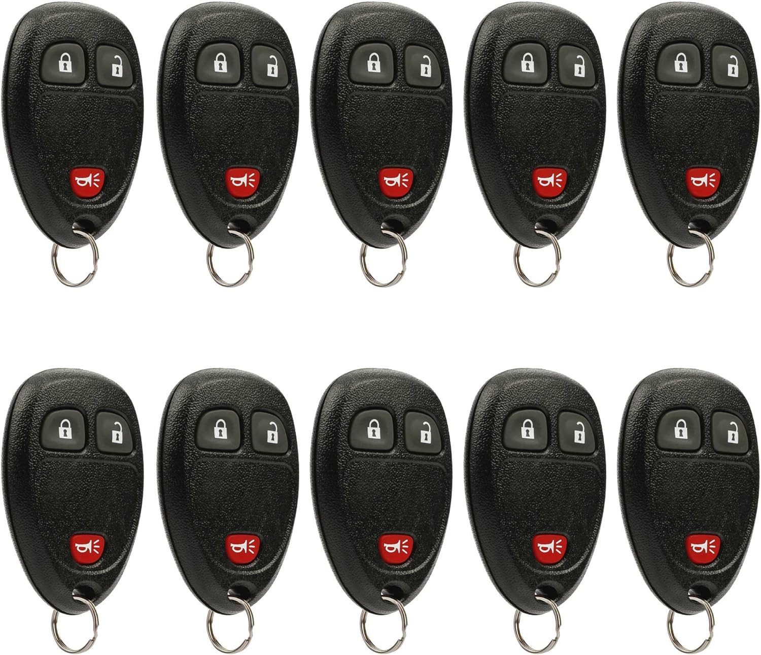 Bulk Lot of 10 Pack of 2 Keyless Entry Remote C9507